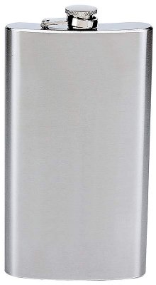 12 ounce personalized flask