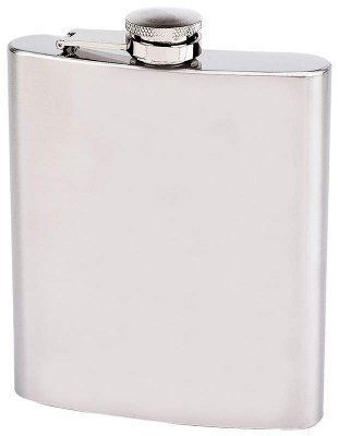 18 ounce personalized flask