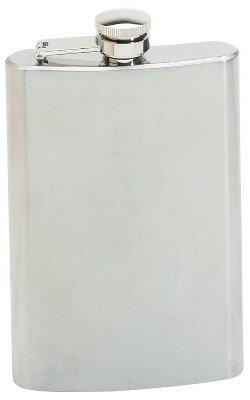 8 ounce personalized flask